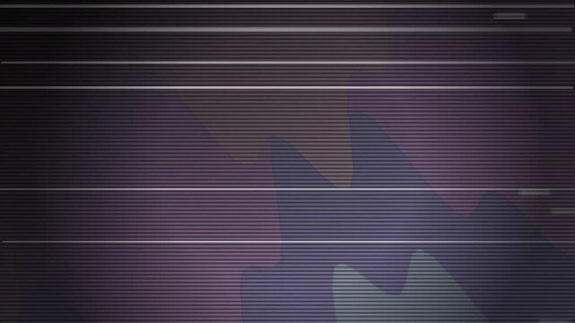 Distorted Television Signal Static Noise Effect.