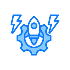 Boost blue icon 