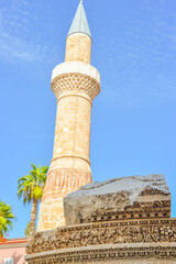Obraz premium Kesik Minare Mosque in Antalya City, Turkiye