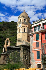 Fototapeta premium Colorful Seaside Village of Vernazza, Cinque Terre, Italy