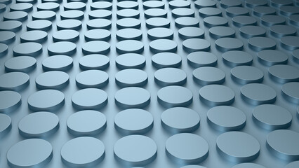 Obraz premium 3D abstract dark blue background with a technological pattern, vector design, technology theme, volumetric space in perspective. Technology, information technology, big data.