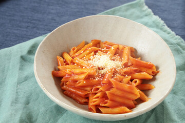 ペンネのトマトソース