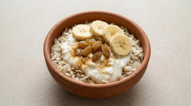 Authentic Sweet Doi Chira with Yogurt &ndash; Traditional Bangladeshi Ramadan Dessert with Flattened Rice