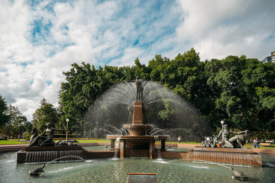 Archibald Fountain in Hyde Park Sydney