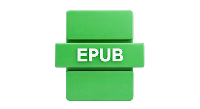 3D Green EPUB Logo