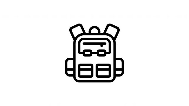 backpack animated icon