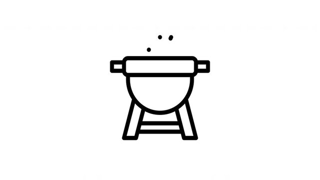 barbecue animated icon