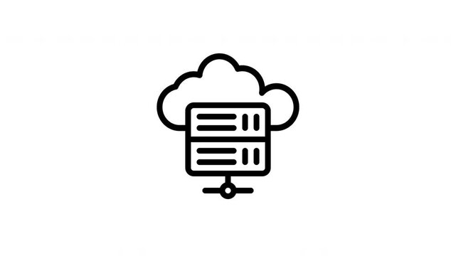 cloud animated icon