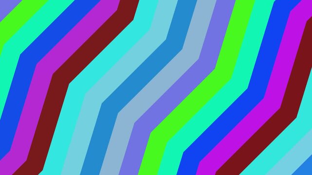 Vibrant Colorful Chevron Pattern Background.