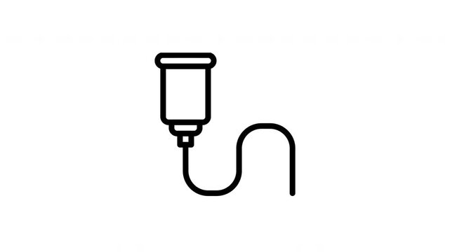 electric plug animated icon