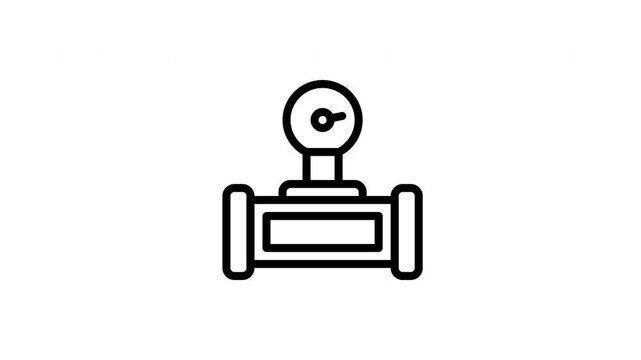 flow meter animated icon