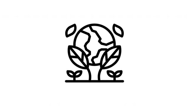 globe animated icon