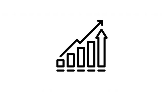graph animated icon