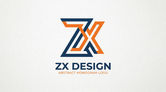 ZX Design Logo Creative Graphic Element.