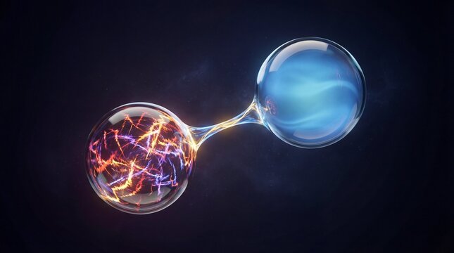 Abstract Energy Fusion Concept: Two Spheres Connected by Light