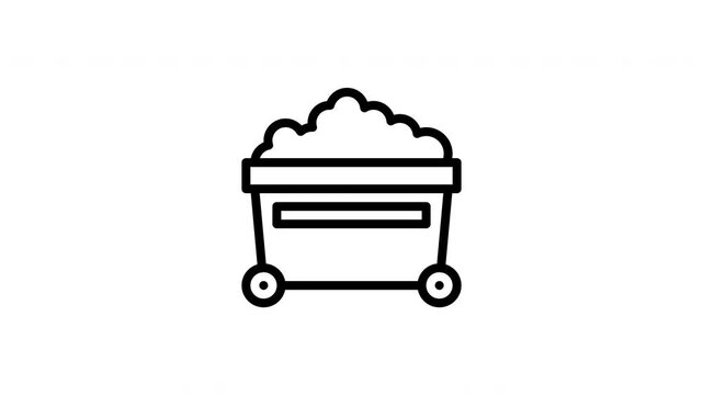 mining cart animated icon