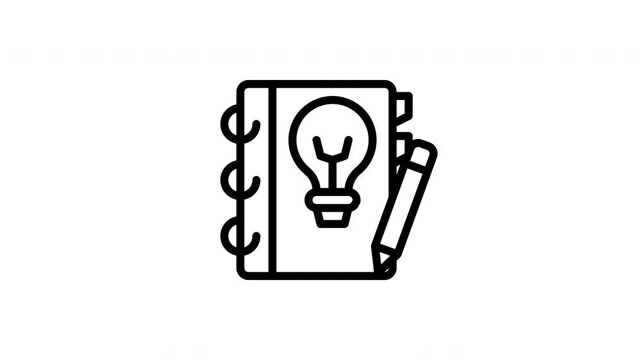 notebook animated icon