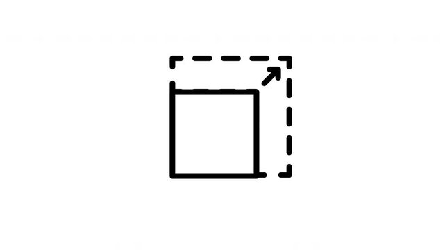 scaling animated icon