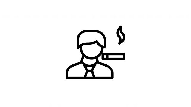 smoker animated icon