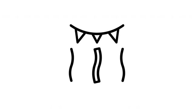 streamers animated icon