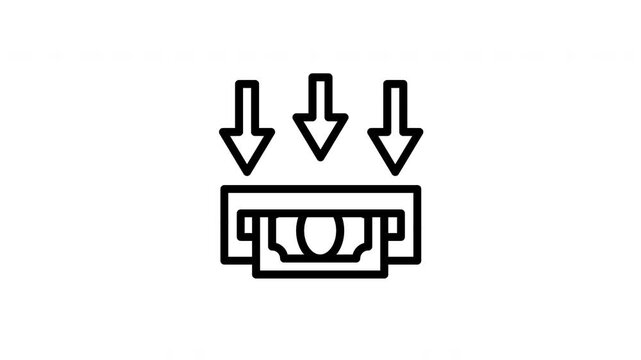 wire transfer animated icon
