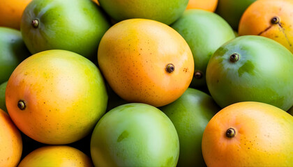 A vibrant assortment of fresh oranges and lemons displayed in a market setting isolated on transparent background