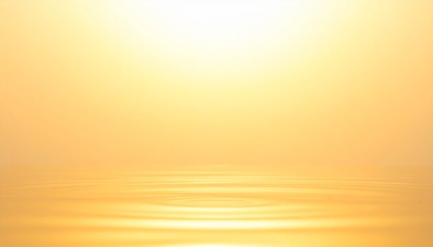 Bright abstract orange and yellow vector background with a golden sun burst and glowing summer rays creating a vibrant sunset sky texture