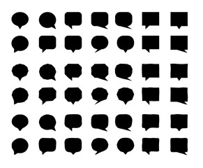 Obraz premium text buble collection