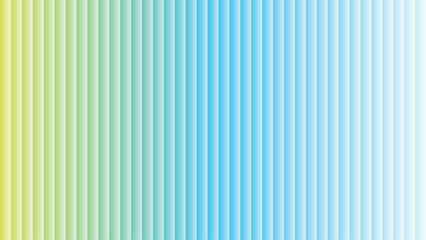 Obraz premium A vibrant gradient of glowing vertical lines transitions smoothly from bright yellow green to soft aqua blue