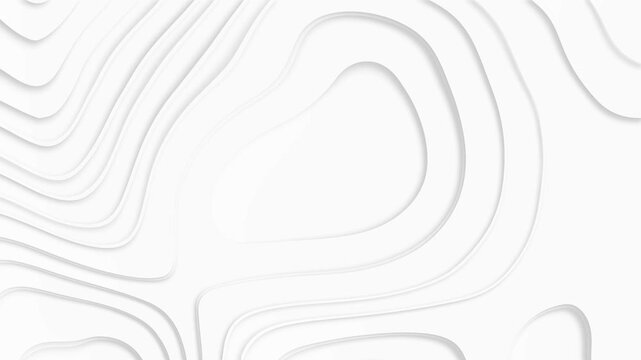 Smooth white silk wavy background.  Seamless loop of clean and corporate template.
Clean modern topography styled design. wave line futuristic abstract background smooth wave animation.