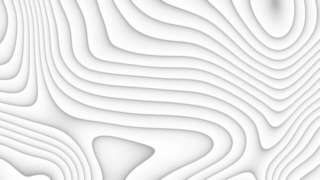 Smooth white silk wavy background.  Seamless loop of clean and corporate template.
Clean modern topography styled design. wave line futuristic abstract background smooth wave animation.