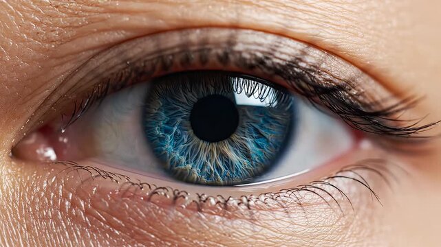 Closeup of a human eye