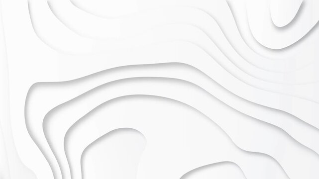 Smooth white silk wavy background.  Seamless loop of clean and corporate template.
Clean modern topography styled design. wave line futuristic abstract background smooth wave animation.