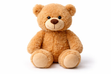 Obraz premium Classic Brown Teddy Bear Toy Sitting Down