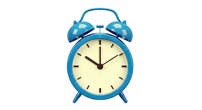 Blue Twin Bell Alarm Clock