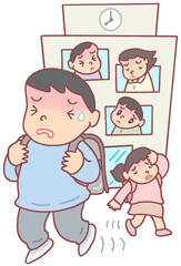 疾患・疾病のイラスト - 感染症・集団感染・クラスター