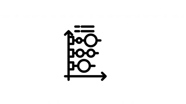 bubble chart animated icon