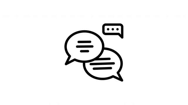 chat bubble animated icon