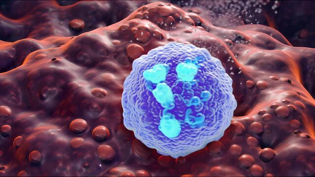Cellular structure generating atp and energy amidst complex biological environment