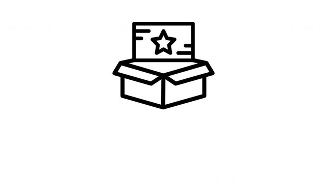 packaging animated icon