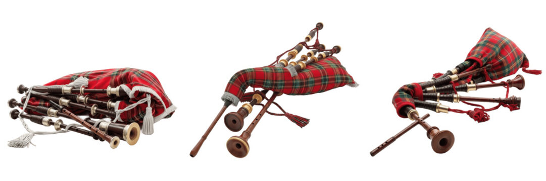 "Bagpipe Miniature Statues - Traditional Scottish Instrument Figurines for Music Lovers & Collectors"