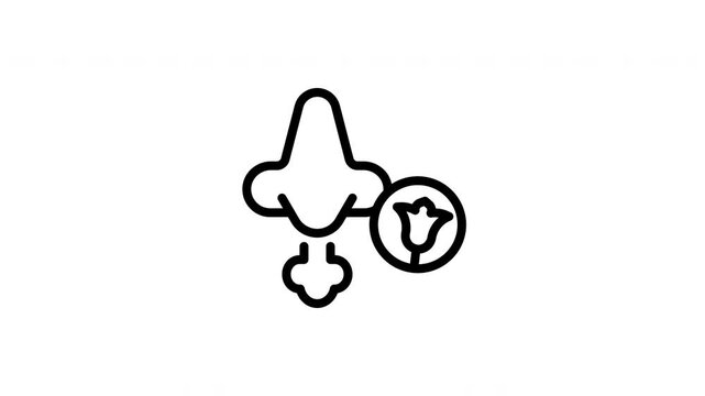 wheezing animated icon