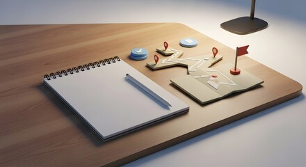 Gingerbread cookies tech icons on wooden cutting board