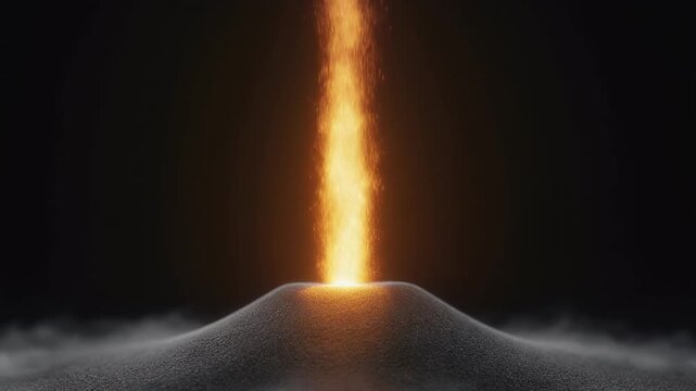 Rising column of rising vaporous liquid mist and vapor texture in cinematic