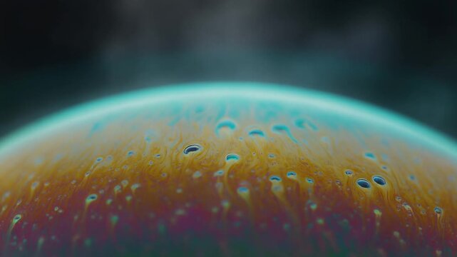 Abstract macro ultra realism of motion texture background in cinematic macro