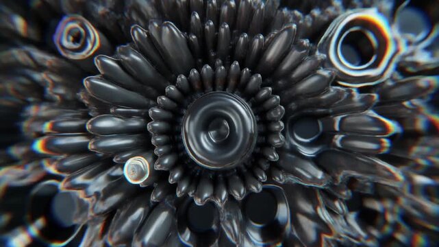 Abstract macro ultra realism of motion texture background in cinematic macro