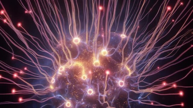 Abstract macro ultra realism of motion texture background in cinematic macro
