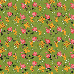Fototapeta premium Seamless allover Digital Textiles Designs flowers Allover Designs Floral and Geometrical Patterns Textures, Illustrations Motifs and Abstract