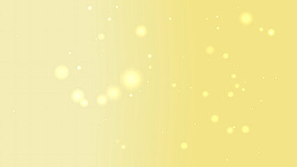 Soft Yellow Pastel Gradient Background With Floating Sparkle Light Particles