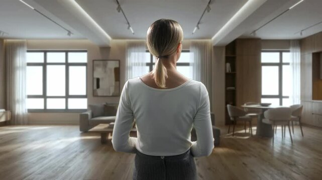 Woman Envisions Home, Woman Imagines Transforming Tough Apartment Into Inviting Personal Haven